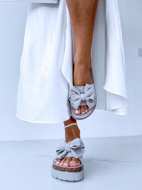 "BOUTIQUE" 3886 slippers - gray